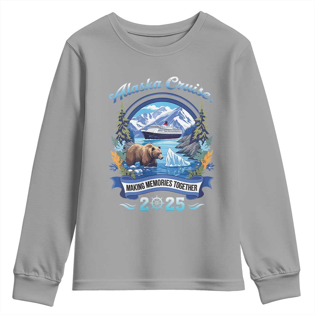 Alaska Cruising Youth Sweatshirt Alaskan Cruisin Together Matching Family Cruise - Wonder Print Shop