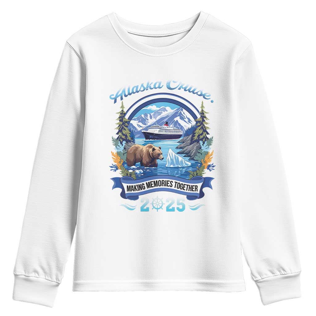 Alaska Cruising Youth Sweatshirt Alaskan Cruisin Together Matching Family Cruise - Wonder Print Shop