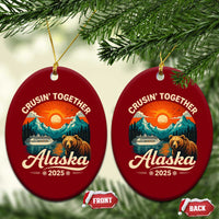 Alaska Cruise Ceramic Ornament Retro Alaskan Cruisin Together Matching Family Cruise - Wonder Print Shop