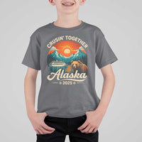 Alaska Cruise T Shirt For Kid Retro Alaskan Cruisin Together Matching Family Cruise - Wonder Print Shop
