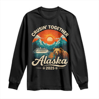 Alaska Cruise Long Sleeve Shirt Retro Alaskan Cruisin Together Matching Family Cruise - Wonder Print Shop