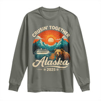 Alaska Cruise Long Sleeve Shirt Retro Alaskan Cruisin Together Matching Family Cruise - Wonder Print Shop