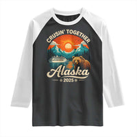 Alaska Cruise Raglan Shirt Retro Alaskan Cruisin Together Matching Family Cruise - Wonder Print Shop