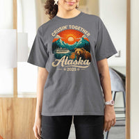 Alaska Cruise T Shirt For Women Retro Alaskan Cruisin Together Matching Family Cruise - Wonder Print Shop