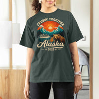 Alaska Cruise T Shirt For Women Retro Alaskan Cruisin Together Matching Family Cruise - Wonder Print Shop