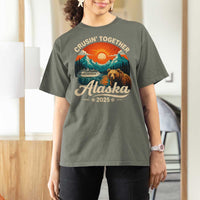 Alaska Cruise T Shirt For Women Retro Alaskan Cruisin Together Matching Family Cruise - Wonder Print Shop