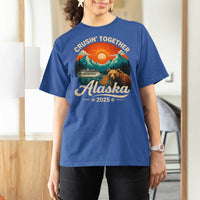 Alaska Cruise T Shirt For Women Retro Alaskan Cruisin Together Matching Family Cruise - Wonder Print Shop