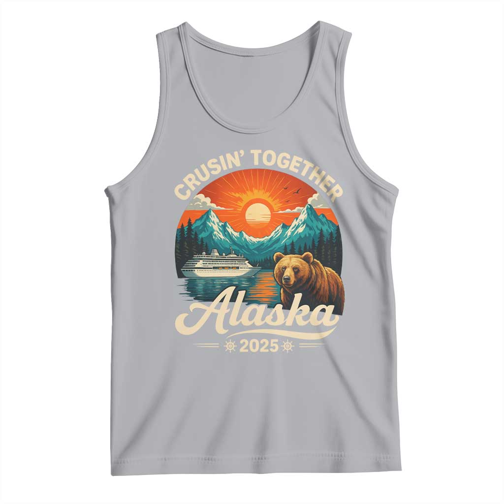Alaska Cruise Tank Top Retro Alaskan Cruisin Together Matching Family Cruise - Wonder Print Shop