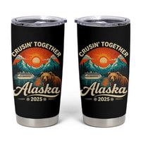 Alaska Cruise Tumbler Cup Retro Alaskan Cruisin Together Matching Family Cruise - Wonder Print Shop