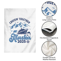 Alaska Cruise Garden Flag Cruisin Together Matching Family Cruise 2025 - Wonder Print Shop