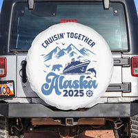 Alaska Cruise Spare Tire Cover Cruisin Together Matching Family Cruise 2025 - Wonder Print Shop