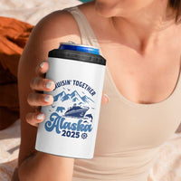 Alaska Cruise 4 in 1 Can Cooler Tumbler Cruisin Together Matching Family Cruise 2025 - Wonder Print Shop