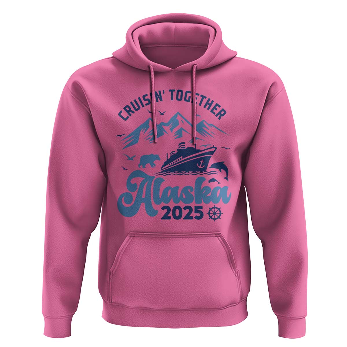 Alaska Cruise Hoodie Cruisin Together Matching Family Cruise 2025 - Wonder Print Shop