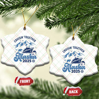 Alaska Cruise Ceramic Ornament Cruisin Together Matching Family Cruise 2025 - Wonder Print Shop