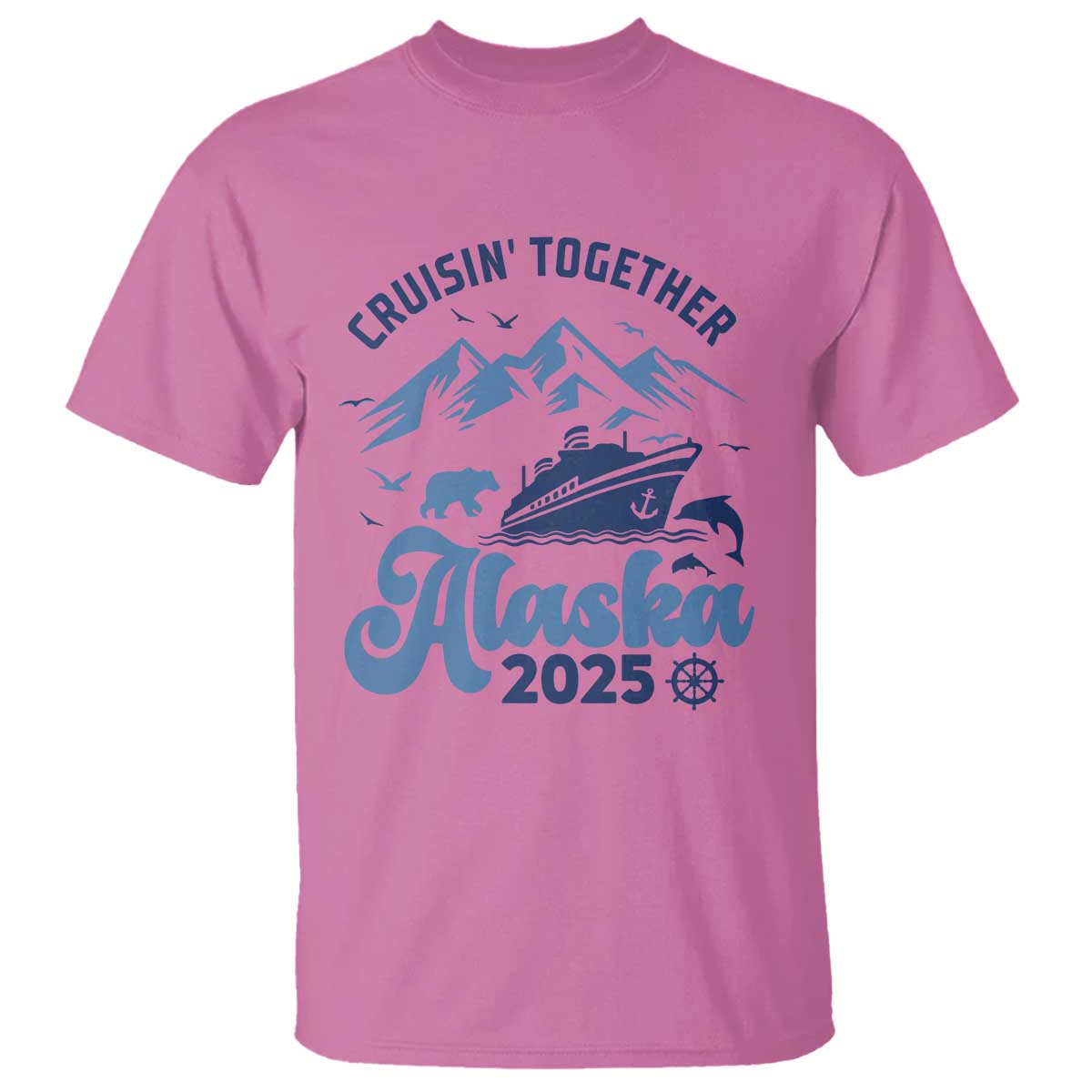 Alaska Cruise T Shirt Cruisin Together Matching Family Cruise 2025 - Wonder Print Shop