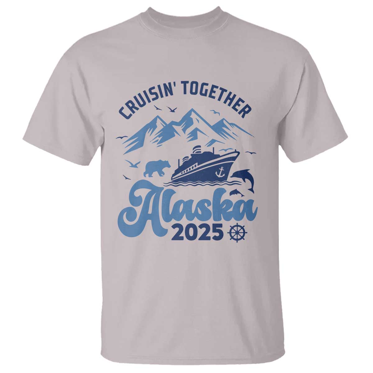 Alaska Cruise T Shirt Cruisin Together Matching Family Cruise 2025 - Wonder Print Shop