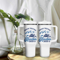 Alaska Cruise Tumbler With Handle Cruisin Together Matching Family Cruise 2025 - Wonder Print Shop