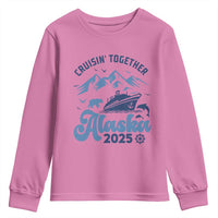 Alaska Cruise Youth Sweatshirt Cruisin Together Matching Family Cruise 2025 - Wonder Print Shop