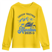 Alaska Cruise Youth Sweatshirt Cruisin Together Matching Family Cruise 2025 - Wonder Print Shop