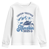 Alaska Cruise Youth Sweatshirt Cruisin Together Matching Family Cruise 2025 - Wonder Print Shop