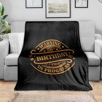50th Birthday Trip Throw Blanket Retro Funny Milestone Vacation - Wonder Print Shop
