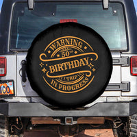 50th Birthday Trip Spare Tire Cover Retro Funny Milestone Vacation - Wonder Print Shop