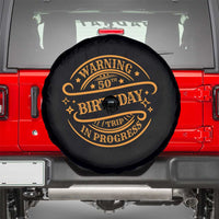 50th Birthday Trip Spare Tire Cover Retro Funny Milestone Vacation - Wonder Print Shop