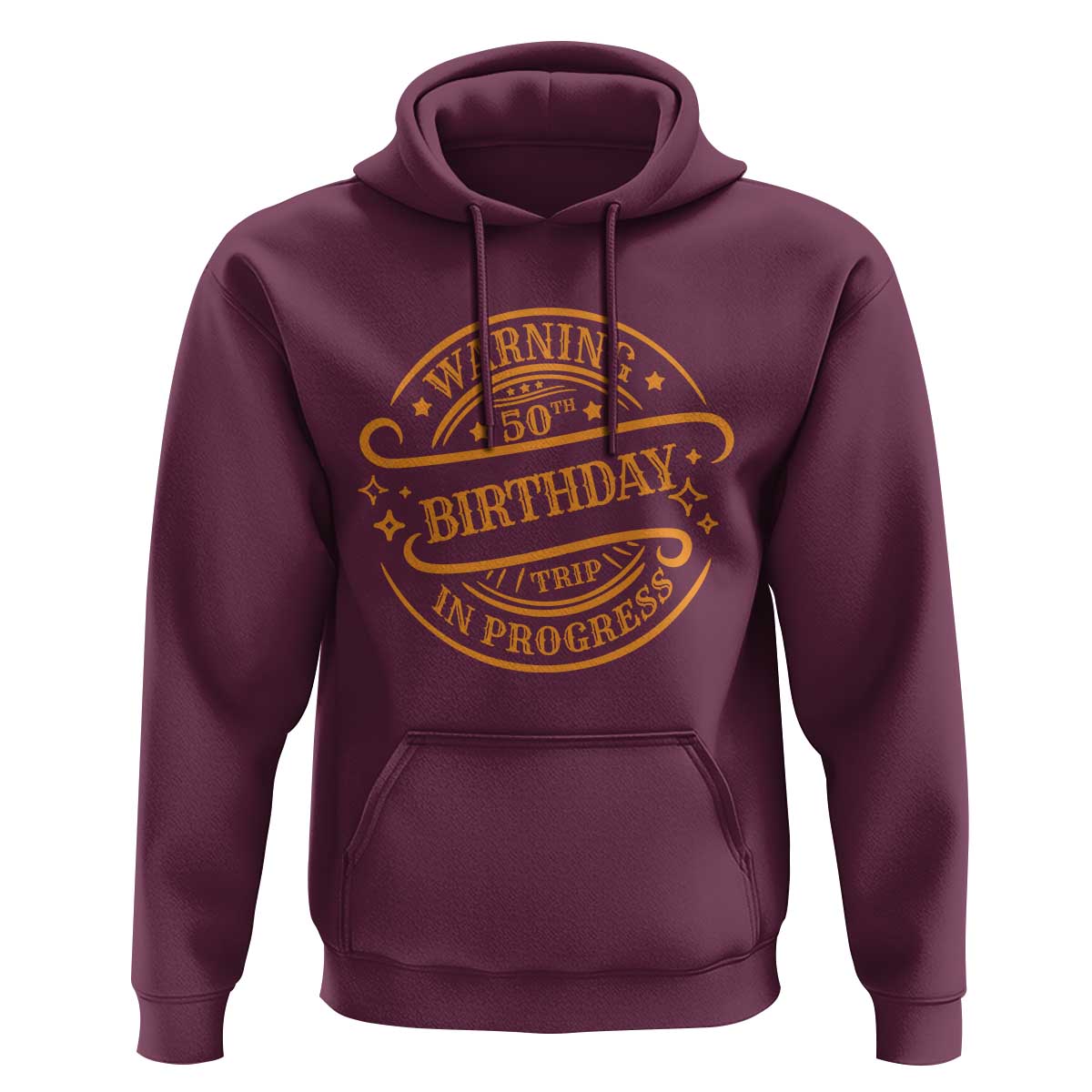 50th Birthday Trip Hoodie Retro Funny Milestone Vacation - Wonder Print Shop