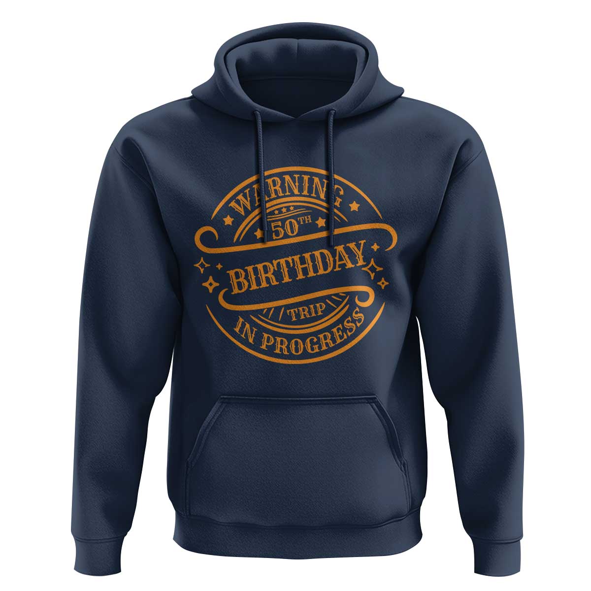 50th Birthday Trip Hoodie Retro Funny Milestone Vacation - Wonder Print Shop