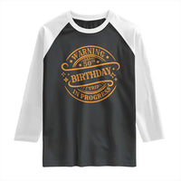 50th Birthday Trip Raglan Shirt Retro Funny Milestone Vacation - Wonder Print Shop