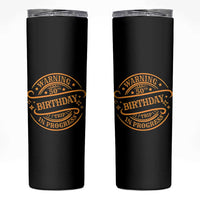 50th Birthday Trip Skinny Tumbler Retro Funny Milestone Vacation - Wonder Print Shop