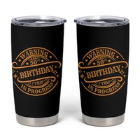 50th Birthday Trip Tumbler Cup Retro Funny Milestone Vacation - Wonder Print Shop