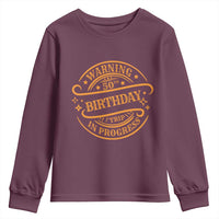 50th Birthday Trip Youth Sweatshirt Retro Funny Milestone Vacation - Wonder Print Shop
