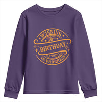 50th Birthday Trip Youth Sweatshirt Retro Funny Milestone Vacation - Wonder Print Shop