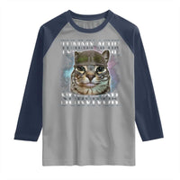 Tummy Ache Survivor Cat Meme Raglan Shirt Vintage 90s Graphic Funny Stomach Issues Bootleg - Wonder Print Shop