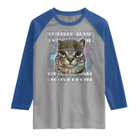 Tummy Ache Survivor Cat Meme Raglan Shirt Vintage 90s Graphic Funny Stomach Issues Bootleg - Wonder Print Shop