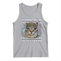 Tummy Ache Survivor Cat Meme Tank Top Vintage 90s Graphic Funny Stomach Issues Bootleg - Wonder Print Shop