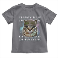 Tummy Ache Survivor Cat Meme Toddler T Shirt Vintage 90s Graphic Funny Stomach Issues Bootleg - Wonder Print Shop