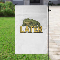 See You Later Alligator Garden Flag Funny Teacher Meme Viral Quote - Wonder Print Shop