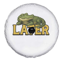 See You Later Alligator Spare Tire Cover Funny Teacher Meme Viral Quote - Wonder Print Shop