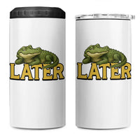 See You Later Alligator 4 in 1 Can Cooler Tumbler Funny Teacher Meme Viral Quote - Wonder Print Shop