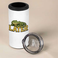 See You Later Alligator 4 in 1 Can Cooler Tumbler Funny Teacher Meme Viral Quote - Wonder Print Shop