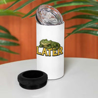 See You Later Alligator 4 in 1 Can Cooler Tumbler Funny Teacher Meme Viral Quote - Wonder Print Shop