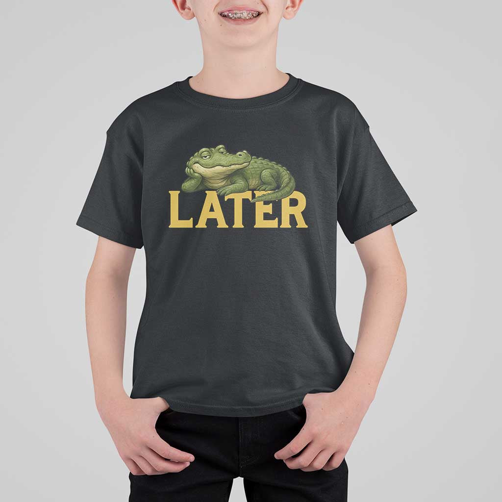 See You Later Alligator T Shirt For Kid Funny Teacher Meme Viral Quote - Wonder Print Shop