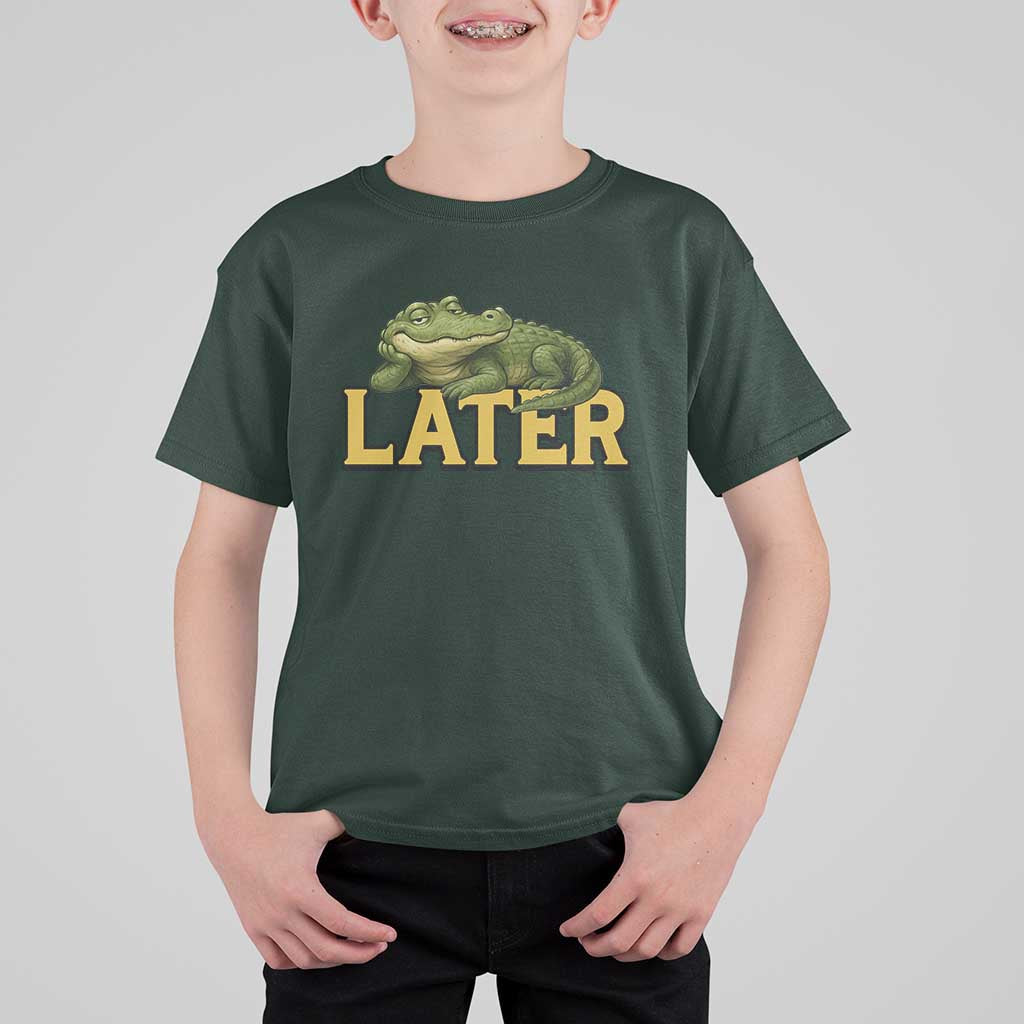 See You Later Alligator T Shirt For Kid Funny Teacher Meme Viral Quote - Wonder Print Shop