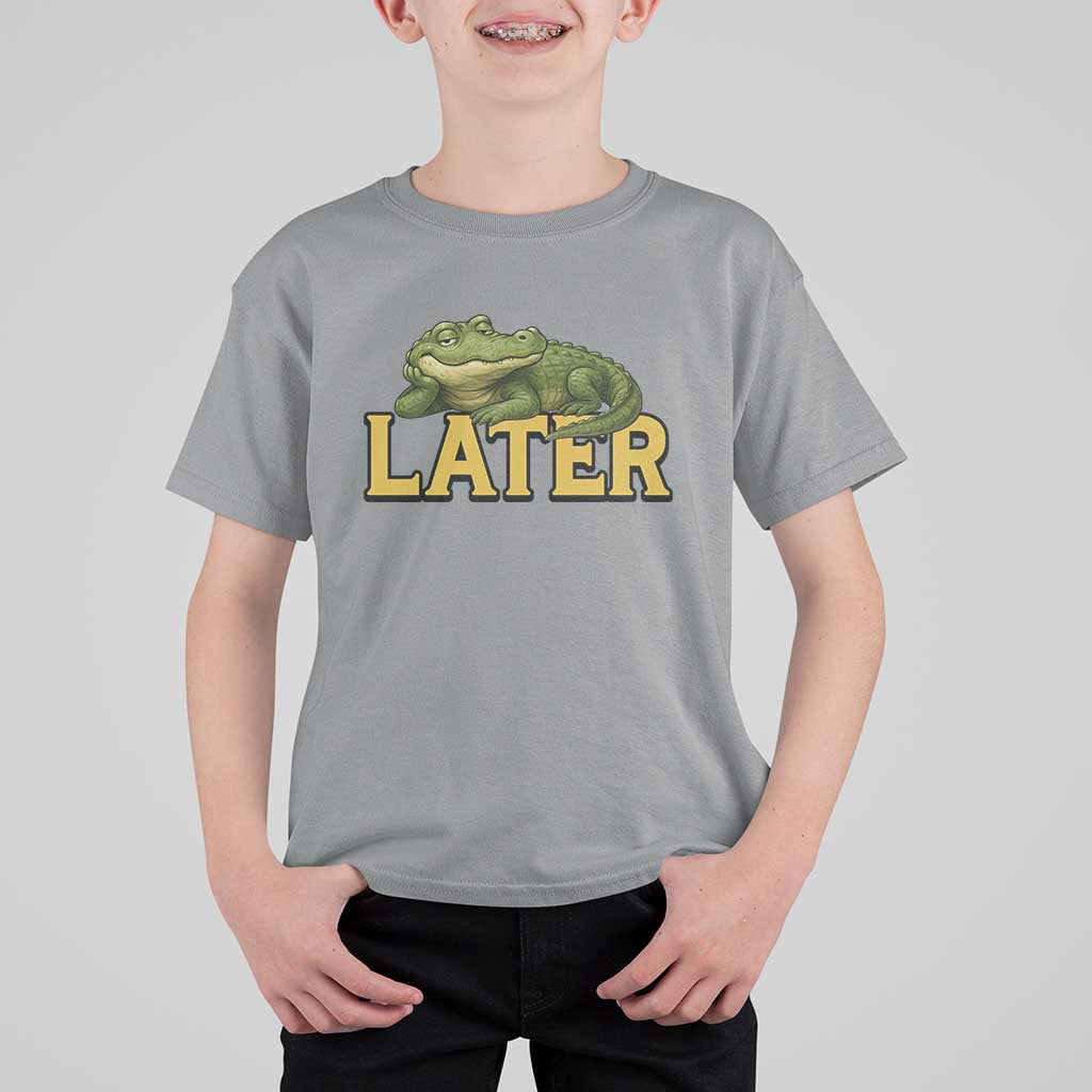 See You Later Alligator T Shirt For Kid Funny Teacher Meme Viral Quote - Wonder Print Shop