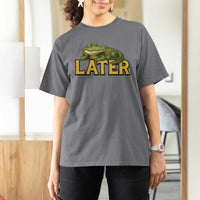 See You Later Alligator T Shirt For Women Funny Teacher Meme Viral Quote - Wonder Print Shop