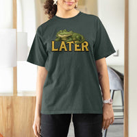 See You Later Alligator T Shirt For Women Funny Teacher Meme Viral Quote - Wonder Print Shop