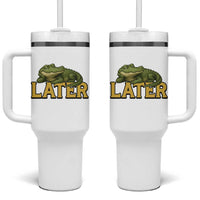 See You Later Alligator Tumbler With Handle Funny Teacher Meme Viral Quote - Wonder Print Shop