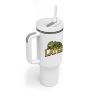 See You Later Alligator Tumbler With Handle Funny Teacher Meme Viral Quote - Wonder Print Shop